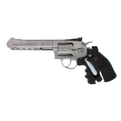 Crosman SR357 CO² Revolver, SIDABRINIS