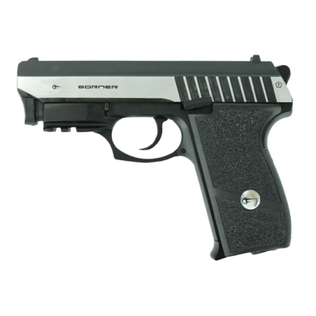4.5 mm CO2 BORNER PANTHER 801 LASER SIGHT pistoletas