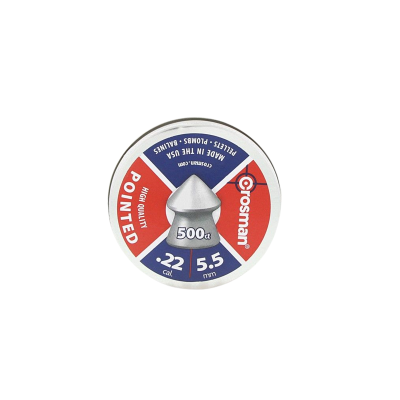 Crosman Diabolo POINTED smailios 5.5 mm švininės kulkelės