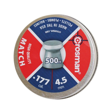 Crosman Diabolo MATCH bukos švininės kulkelės orinukui 4.5 mm