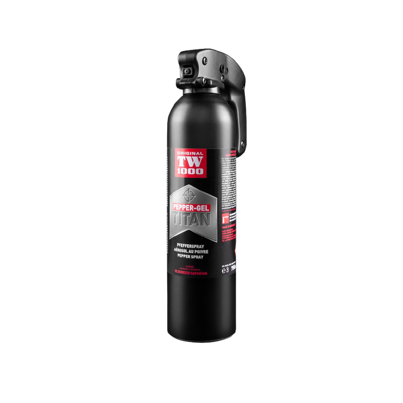 TW1000 Pepper Gel TITAN gelinis pipirinių dujų balionas, 750 ml.